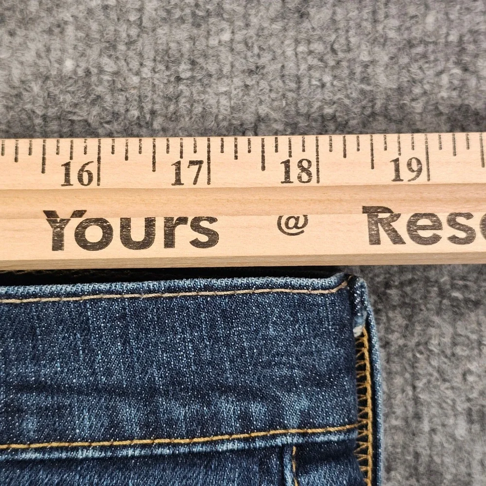 Levi's 513 Slim Straight Jeans Men 36x32 Dark Wash Blue Stretch Denim 085130183 - Picture 10 of 11
